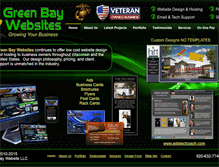 Tablet Screenshot of greenbaywebsites.net